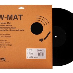 Winyl Slip Mat, Schwarz, Acryl.